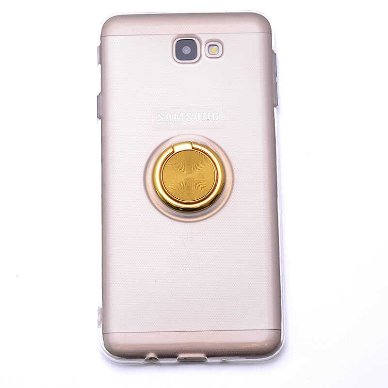 Galaxy J7 Prime Kılıf Zore Les Silikon Gold