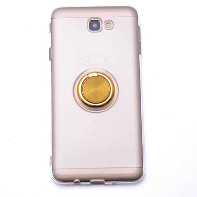 Galaxy J7 Prime Kılıf Zore Les Silikon Gold