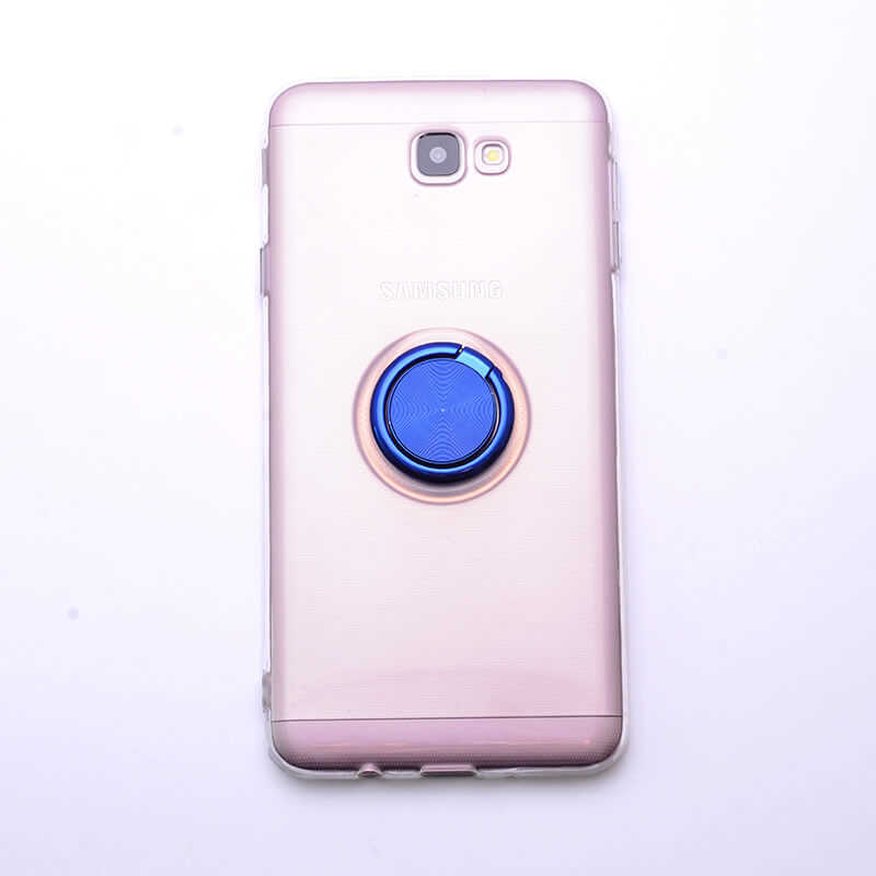 Galaxy J7 Prime Kılıf Zore Les Silikon Mavi