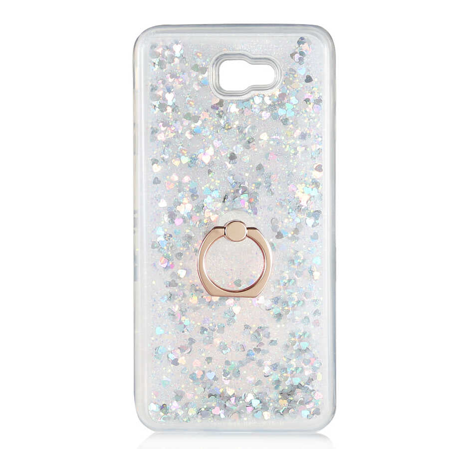 Galaxy J7 Prime Kılıf Zore Milce Kapak Gümüş