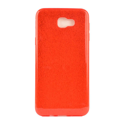 Galaxy J7 Prime Kılıf Zore Shining Silikon Kırmızı