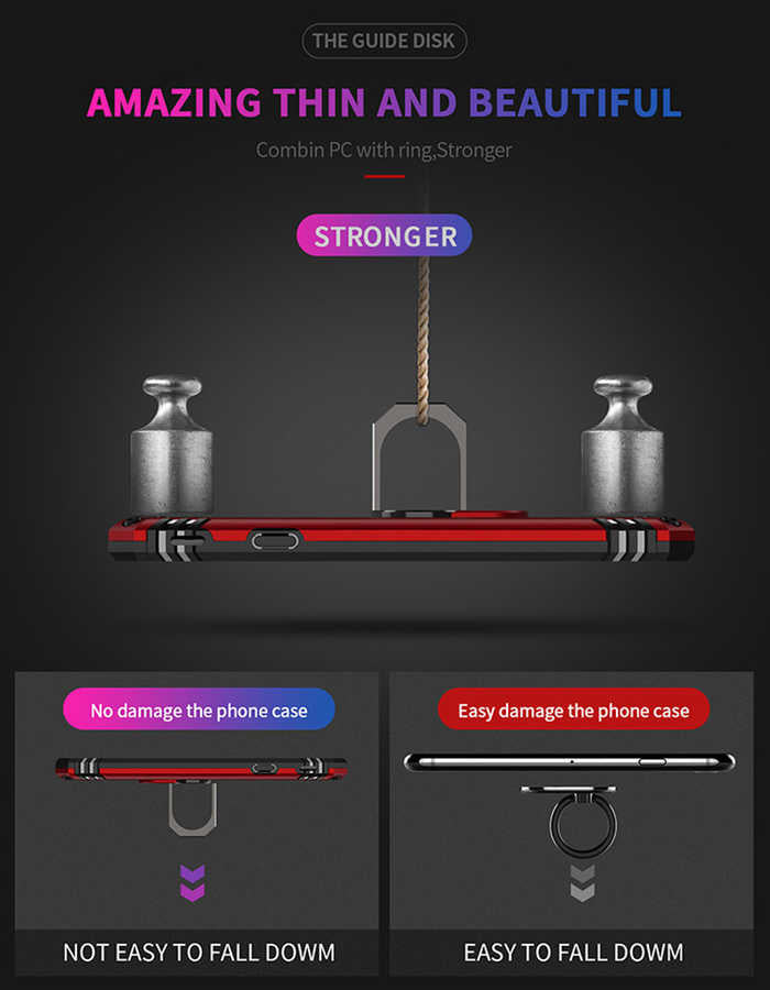 Galaxy J7 Prime Kılıf Zore Vega Kapak Gold