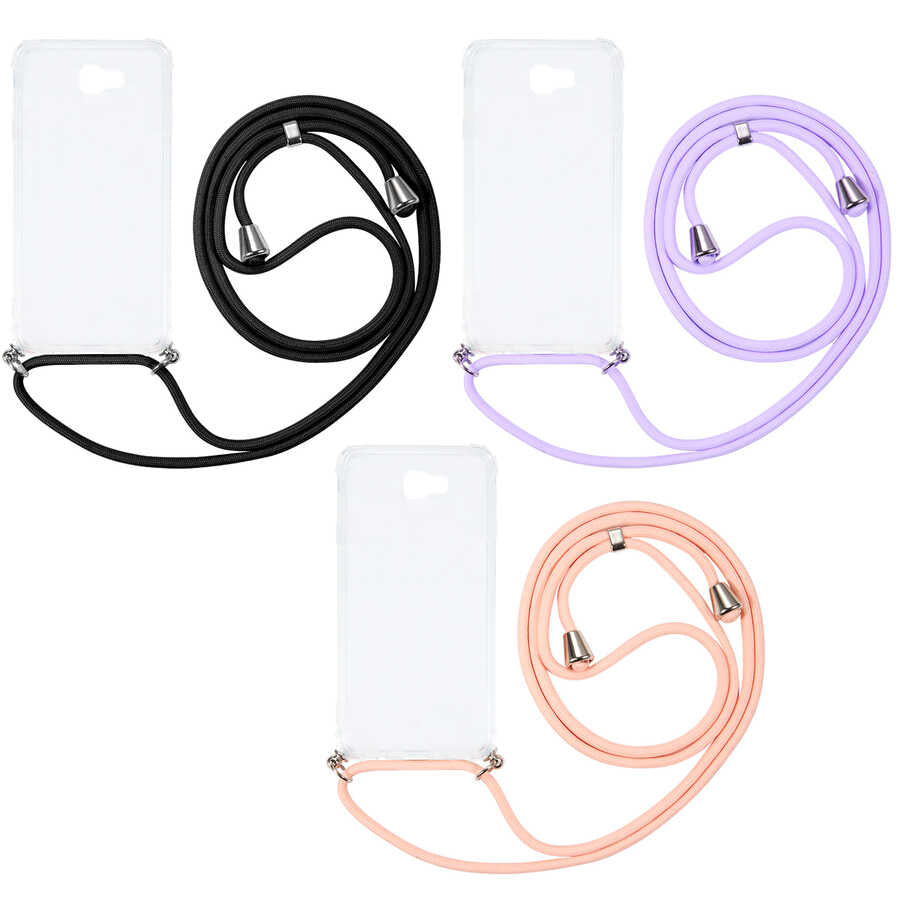 Galaxy J7 Prime Kılıf Zore X-Rop Kapak Renksiz