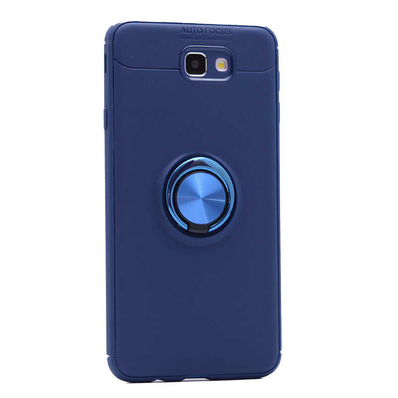 Galaxy J7 Prime Kılıf Zore Ravel Silikon Kapak Siyah