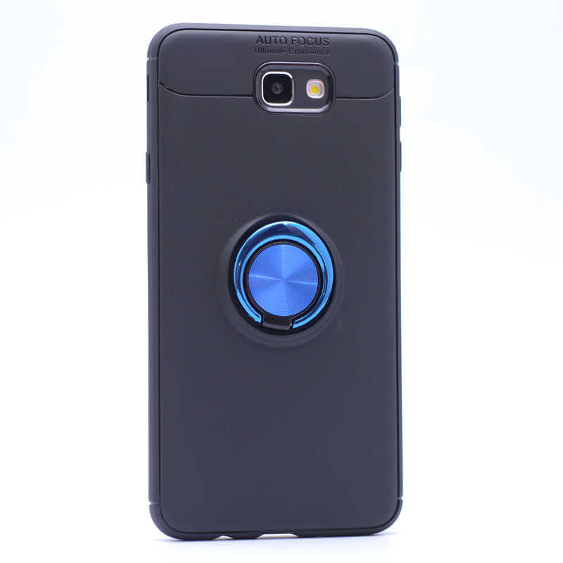 Galaxy J7 Prime Kılıf Zore Ravel Silikon Kapak Kırmızı