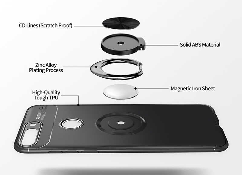 Galaxy J7 Prime Kılıf Zore Ravel Silikon Kapak Kırmızı