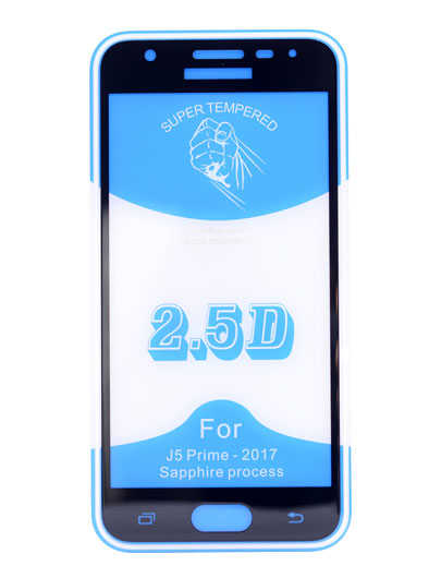 Galaxy J730 Pro Zore Az Eğimli Full Yapışkanlı Cam Beyaz