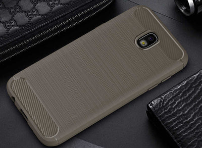 Galaxy J730 Pro Kılıf Zore Room Silikon Kapak Gri