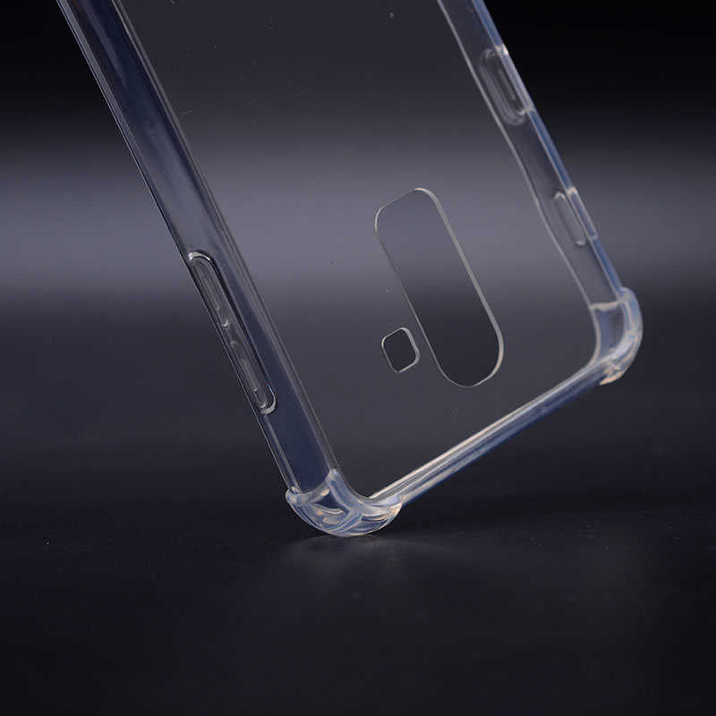 Galaxy J8 Kılıf Zore Nitro Anti Shock Silikon Renksiz