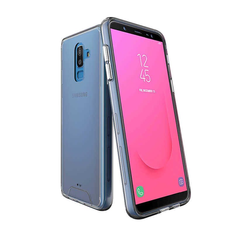 Galaxy J8 Kılıf Zore Gard Silikon Renksiz