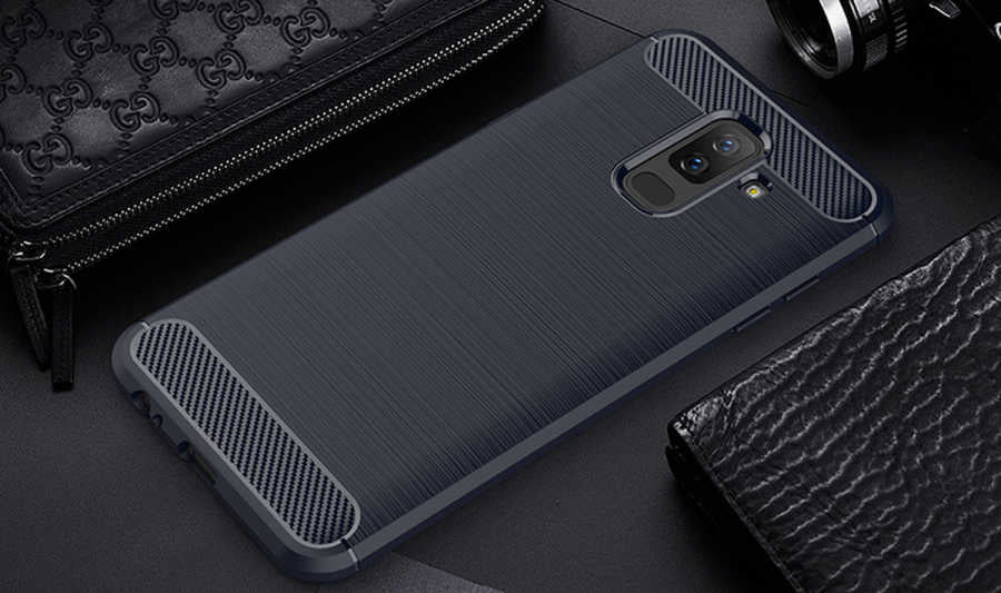 Galaxy J8 Kılıf Zore Room Silikon Kapak Lacivert