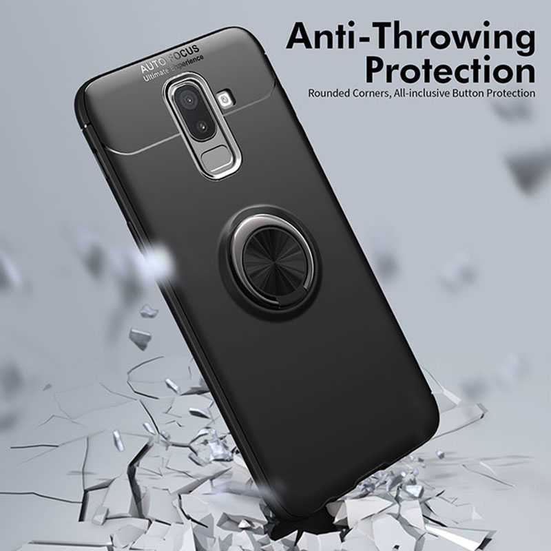 Galaxy J8 Kılıf Zore Ravel Silikon Kapak Mavi