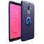 Galaxy J8 Kılıf Zore Ravel Silikon Kapak Mavi