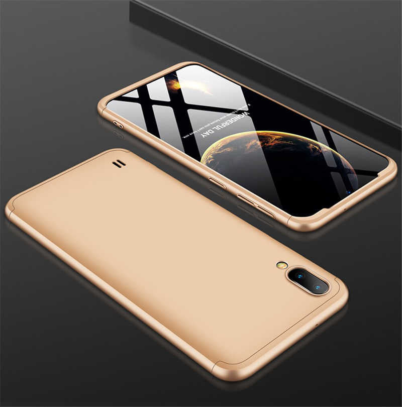 Galaxy M10 Kılıf Zore Ays Kapak Gold