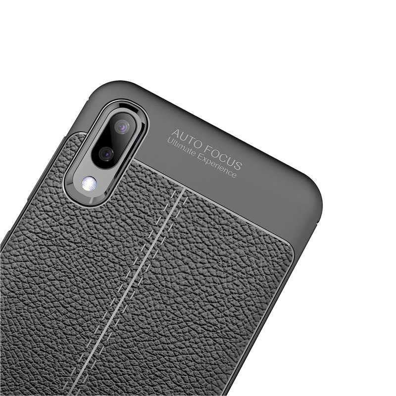 Galaxy M10 Kılıf Zore Niss Silikon Kapak Gri