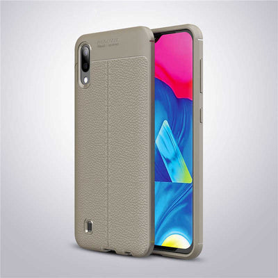 Galaxy M10 Kılıf Zore Niss Silikon Kapak Gri