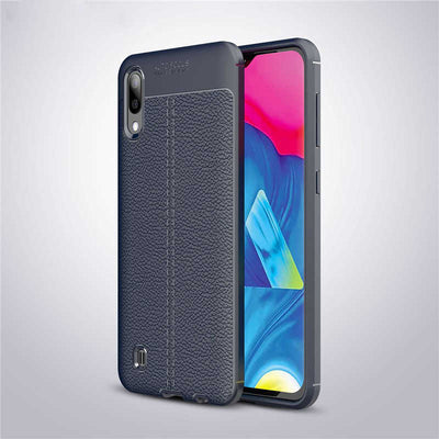 Galaxy M10 Kılıf Zore Niss Silikon Kapak Lacivert