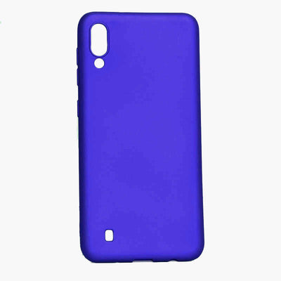 Galaxy M10 Kılıf Zore Premier Silikon Kapak Saks Mavi