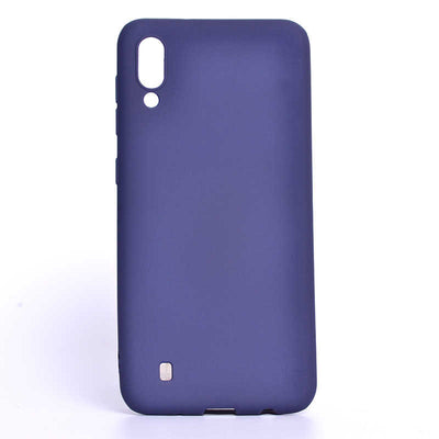 Galaxy M10 Kılıf Zore Premier Silikon Kapak Lacivert