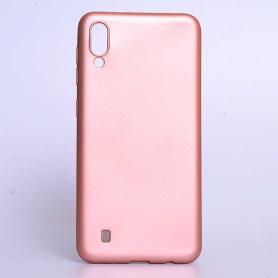 Galaxy M10 Kılıf Zore Premier Silikon Kapak Rose Gold