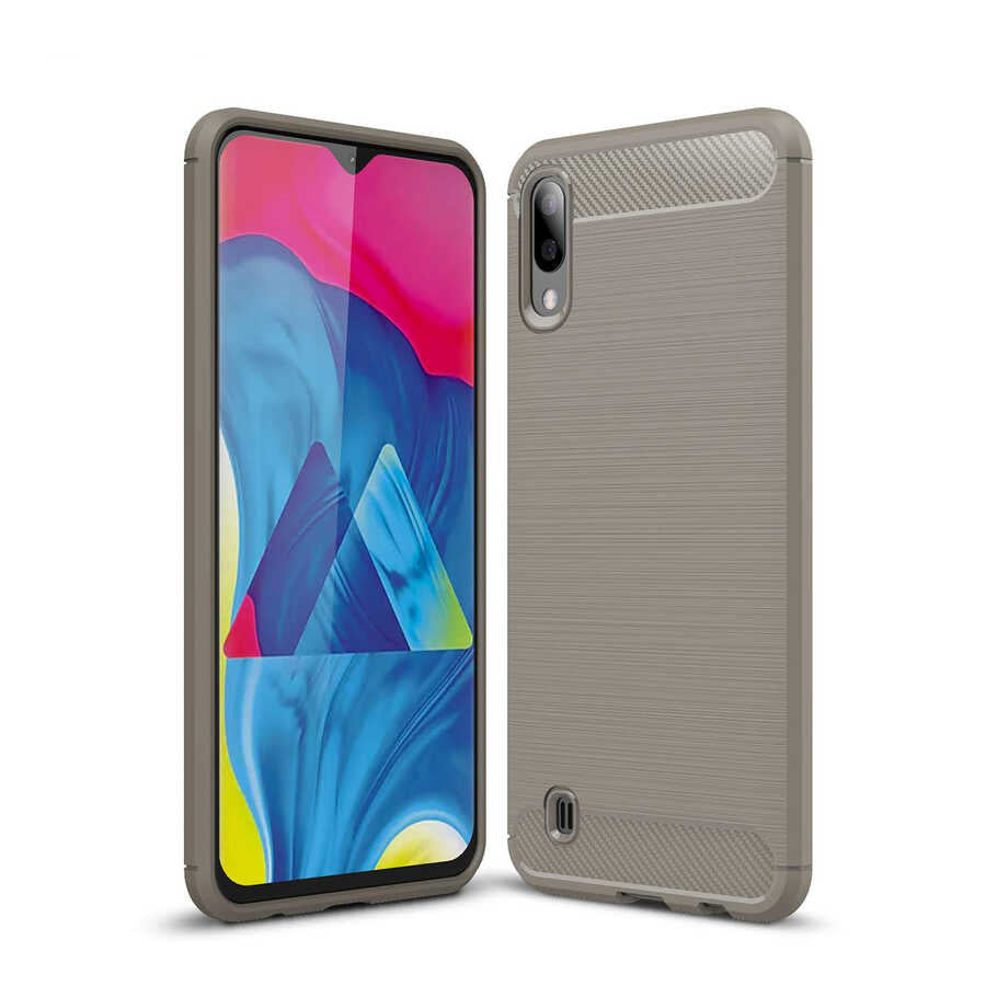 Galaxy M10 Kılıf Zore Room Silikon Kapak Lacivert