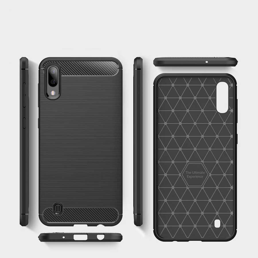 Galaxy M10 Kılıf Zore Room Silikon Kapak Lacivert