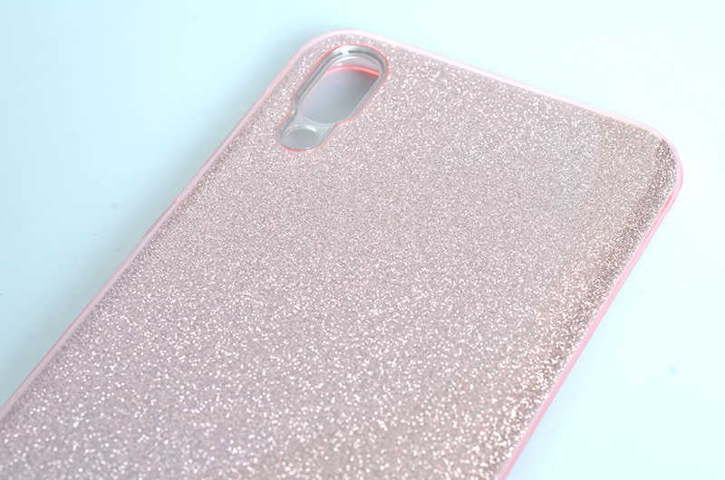 Galaxy M10 Kılıf Zore Shining Silikon Siyah