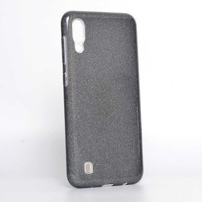 Galaxy M10 Kılıf Zore Shining Silikon Siyah