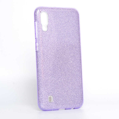Galaxy M10 Kılıf Zore Shining Silikon Mor