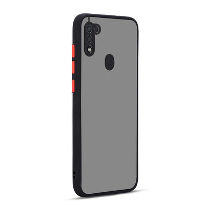 Galaxy M11 Kılıf Zore Hux Kapak Siyah