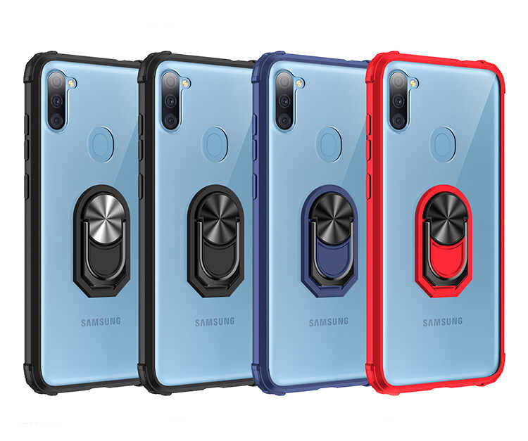 Galaxy M11 Kılıf Zore Mola Kapak Kırmızı