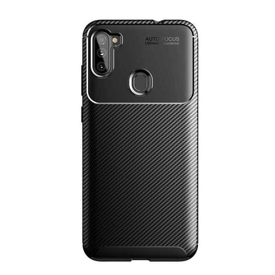Galaxy M11 Kılıf Zore Negro Silikon Kapak Kahverengi
