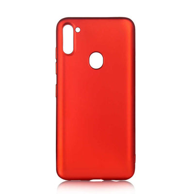 Galaxy M11 Kılıf Zore Premier Silikon Kapak Kırmızı