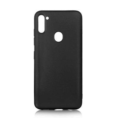 Galaxy M11 Kılıf Zore Premier Silikon Kapak Siyah