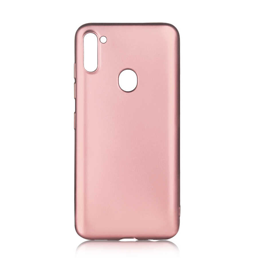 Galaxy M11 Kılıf Zore Premier Silikon Kapak Rose Gold