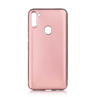 Galaxy M11 Kılıf Zore Premier Silikon Kapak Rose Gold