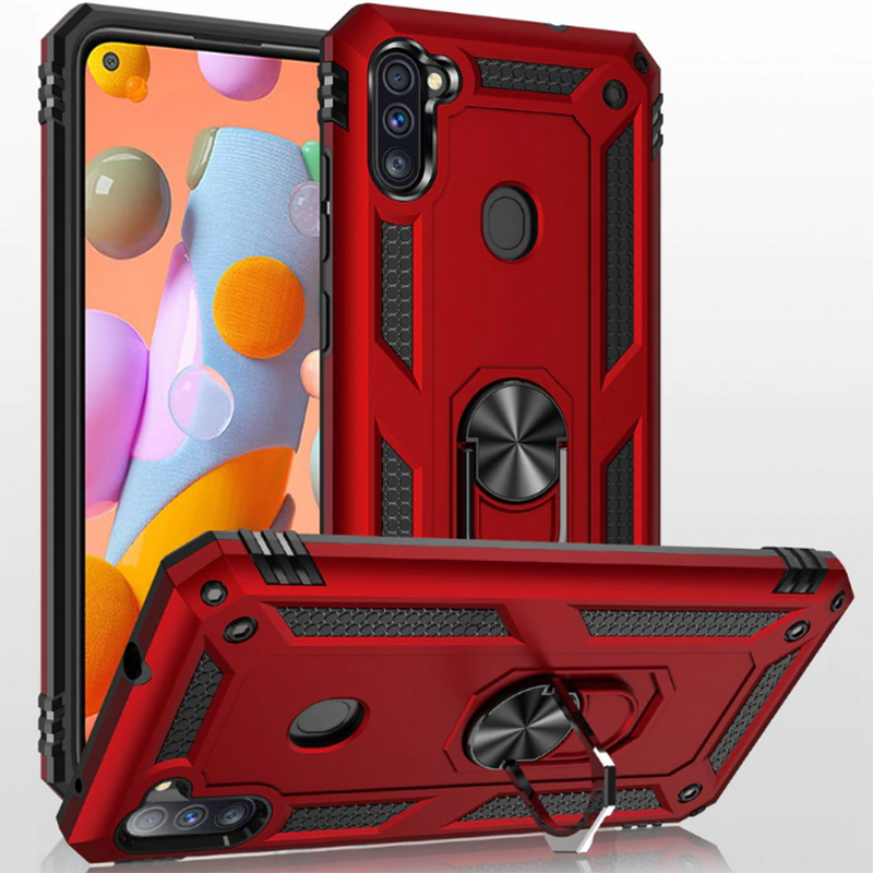 Galaxy M11 Kılıf Zore Vega Kapak Rose Gold