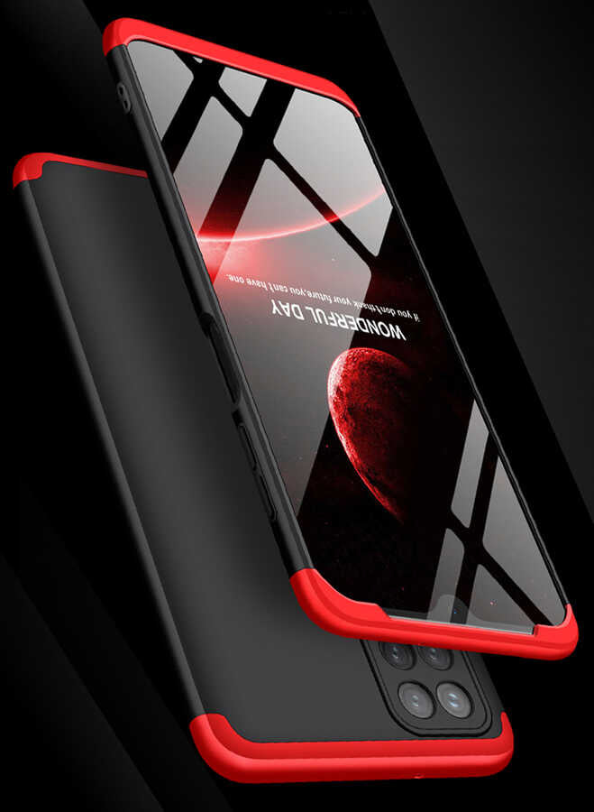 Galaxy M12 Kılıf Zore Ays Kapak Siyah-Gri