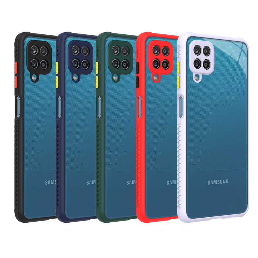 Galaxy M12 Kılıf Zore Kaff Kapak Mor