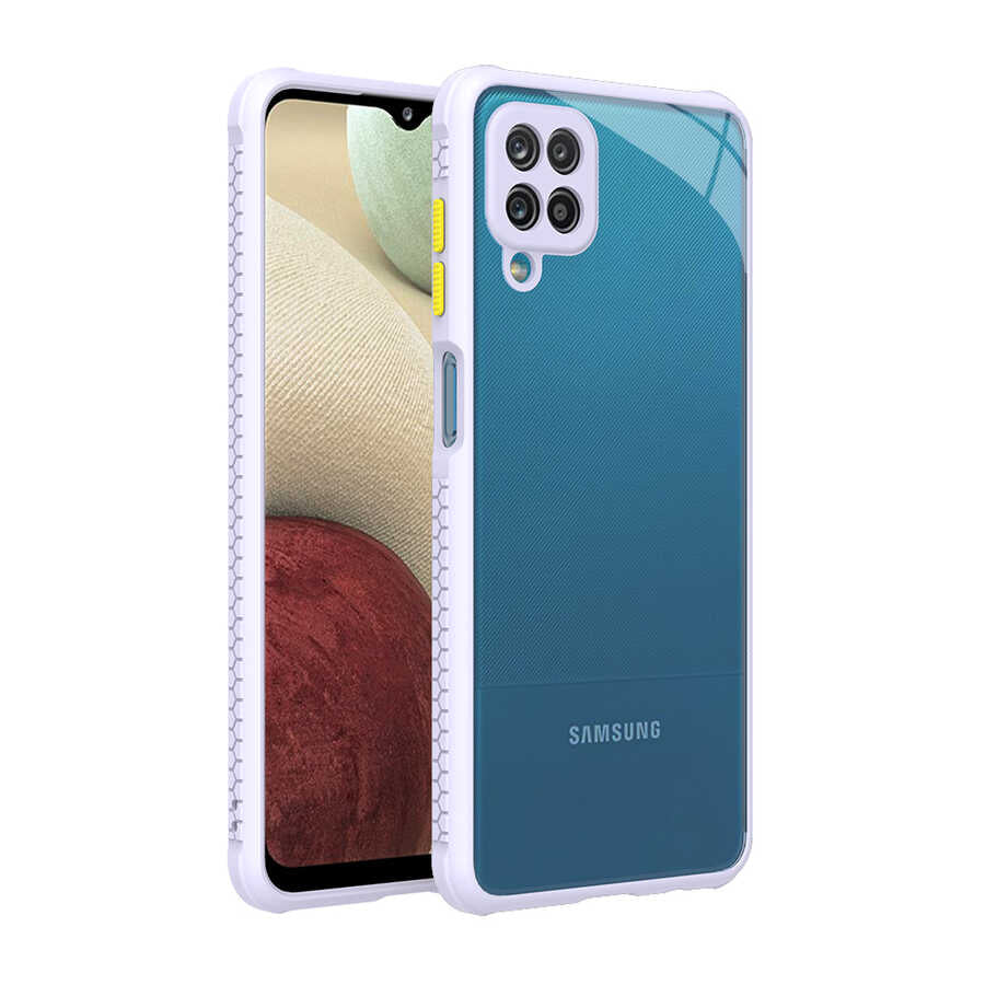 Galaxy M12 Kılıf Zore Kaff Kapak Mor