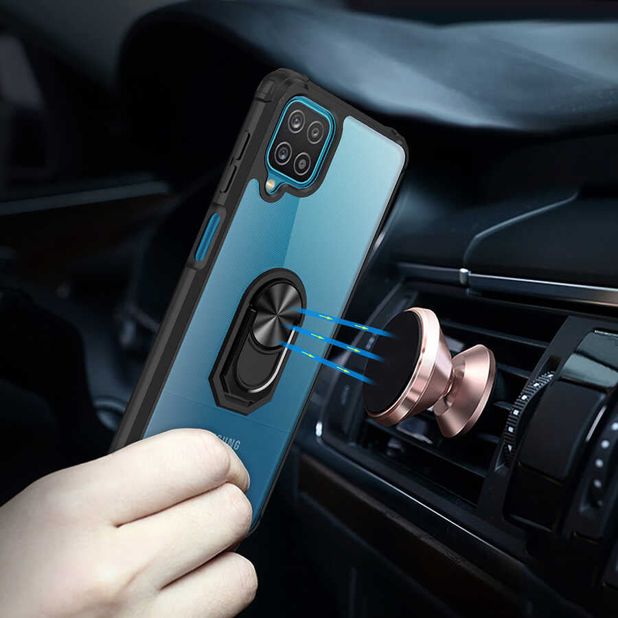 Galaxy M12 Kılıf Zore Mola Kapak Kırmızı