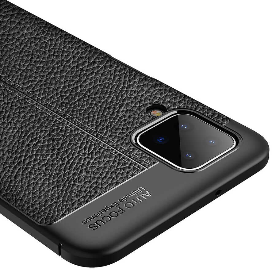 Galaxy M12 Kılıf Zore Niss Silikon Kapak Siyah