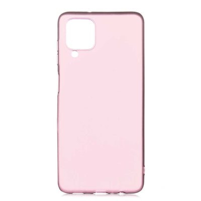 Galaxy M12 Kılıf Zore Premier Silikon Kapak Rose Gold