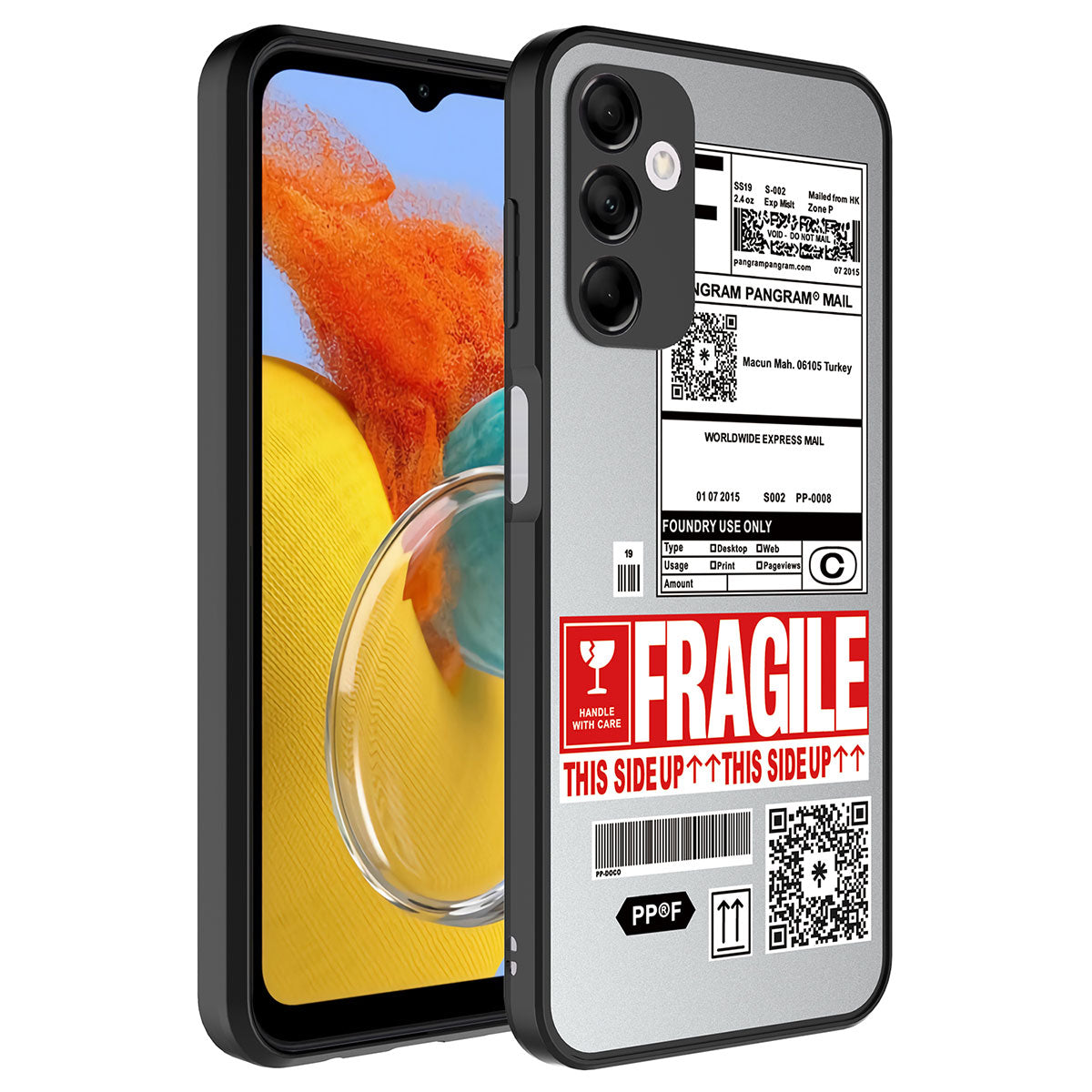 Galaxy M14 Kılıf Aynalı Desenli Kamera Korumalı Parlak Zore Mirror Kapak Fragile