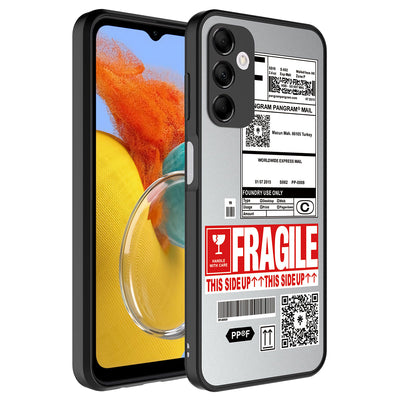 Galaxy M14 Kılıf Aynalı Desenli Kamera Korumalı Parlak Zore Mirror Kapak Fragile