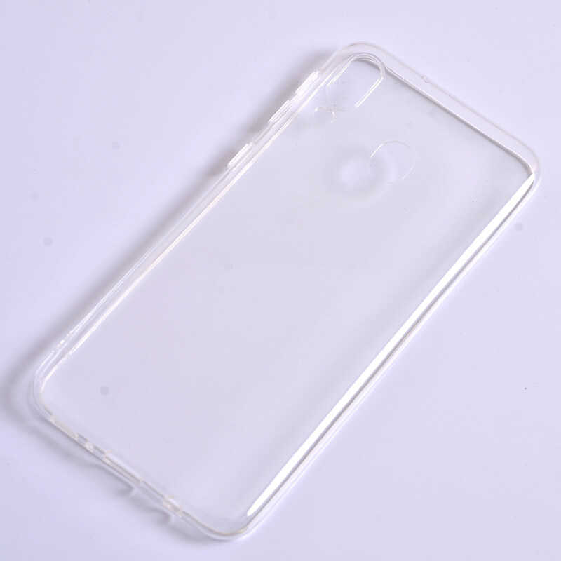 Galaxy M20 Kılıf Zore Süper Silikon Kapak Renksiz