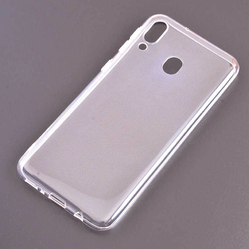 Galaxy M20 Kılıf Zore Süper Silikon Kapak Renksiz
