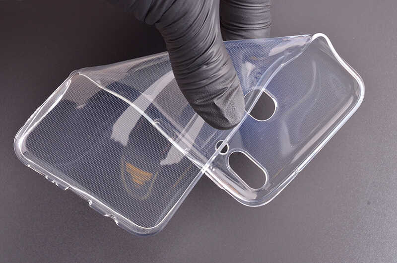 Galaxy M20 Kılıf Zore Süper Silikon Kapak Renksiz