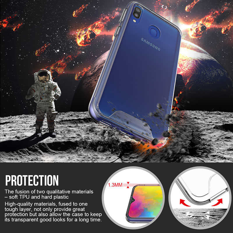 Galaxy M20 Kılıf Zore Gard Silikon Renksiz