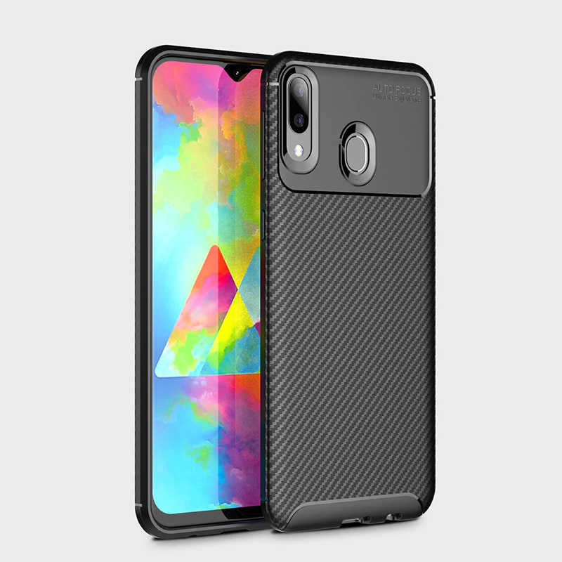 Galaxy M20 Kılıf Zore Negro Silikon Kapak Siyah